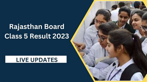 rbse 5th result 2023 link